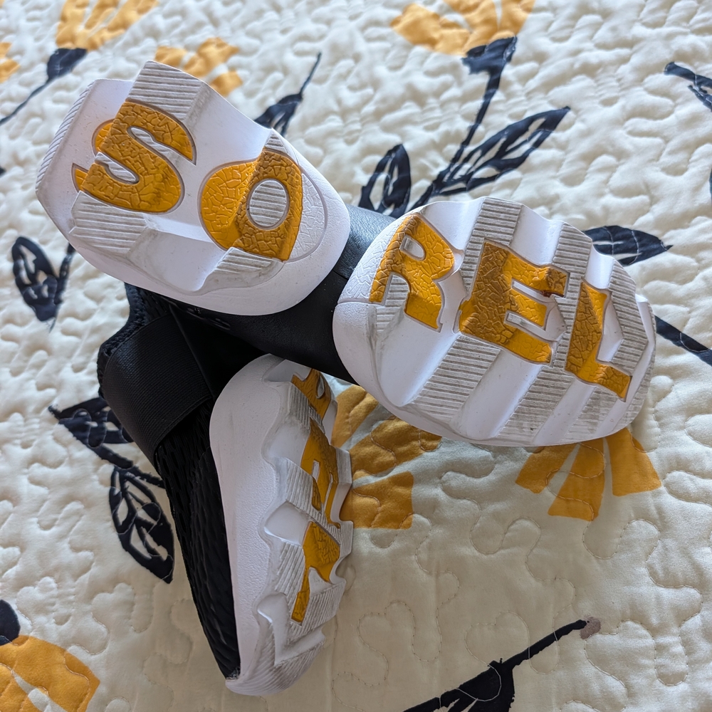 SOREL WOMEN'S Black Kinetic Impact Slip On Sneakers - Picture 3 of 7